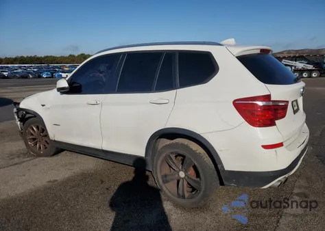 2017 BMW X3 xDrive28I z USA, uszkodzony, nr VIN 5UXWX9C34H0W67910